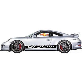 Porsche 911 GT3 Cup Rocker Panel Racing zijstrepen sticker sticker
