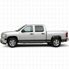 Slanke Accent Deur- en Dorpel Vinyl Strepen voor Chevrolet Silverado 1500 GMT900 2007-2013_2