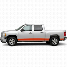 Slanke Accent Deur- en Dorpel Vinyl Strepen voor Chevrolet Silverado 1500 GMT900 2007-2013_4