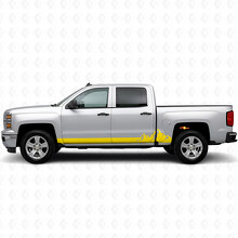 Mountain Range Deur- en Sierlijst Vinyl Strepen voor Chevrolet Silverado 1500 K2XX 2014-2019_3