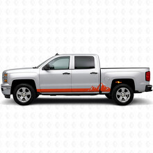 Mountain Range Deur- en Sierlijst Vinyl Strepen voor Chevrolet Silverado 1500 K2XX 2014-2019_4