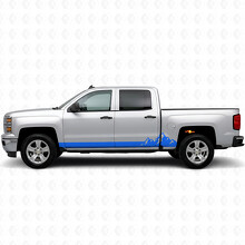 Mountain Range Deur- en Sierlijst Vinyl Strepen voor Chevrolet Silverado 1500 K2XX 2014-2019_5