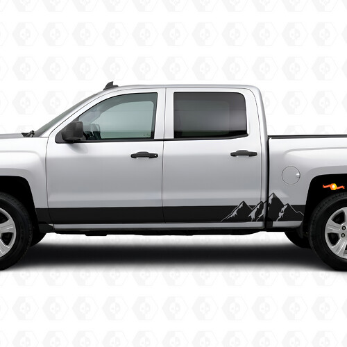 Alpine Ridge Deur- en Sierlijsten van Vinyl voor Chevrolet Silverado 1500 K2XX 2014-2019
