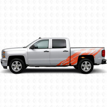 Getande Vinyl Strepen op Zijpanelen voor Chevrolet Silverado 1500 K2XX 2014-2019_4