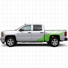 Getande Vinyl Strepen op Zijpanelen voor Chevrolet Silverado 1500 K2XX 2014-2019_6