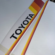 Toyota FJ Cruiser Side Retro Vintage Rocker Panel Stripes Sticker Decal Graphics
_3
