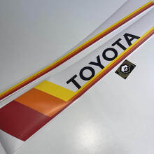 Retro Zij-Rocker Paneel Strepen Vinyl Decal Kit voor Toyota FJ Cruiser_4