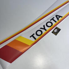 Toyota FJ Cruiser Side Retro Vintage Rocker Panel Stripes Sticker Decal Graphics
_4