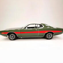Zijdelingse Retro Decals Stickers voor Dodge Charger 1973
 2