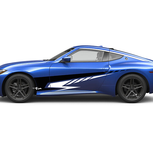 Side grafische sticker sticker voor Nissan Z 2colors
