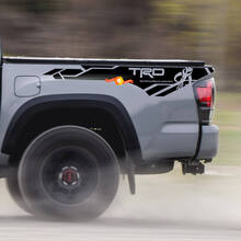 Paar TRD Mandalorian Edition nachtkastjes Vinyl Decals grafische stickerkit voor Toyota Tacoma alle jaren
 2