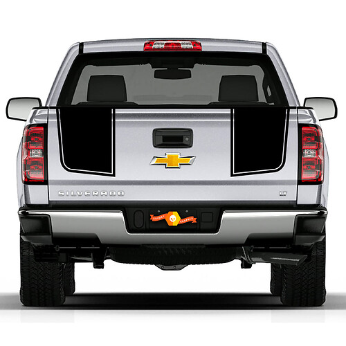 Z71 2007-2013 Chevy Silverado achterklep streepstickers stickers Rally 2 stijlen 2500
