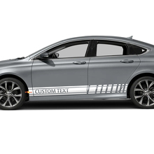 2X meerdere kleuren grafische auto vinyl sticker voor Chrysler 200 300
 2