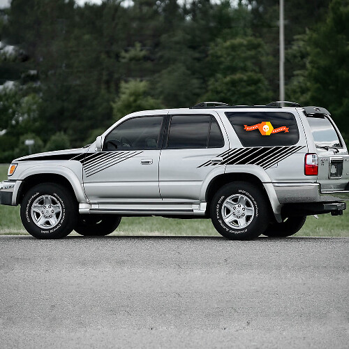 Vintage stijl 1996 - 2002 toyota sr5 grafische sticker sticker 4Runner Side Vinyl Decals Stickers voor Toyota 4Runner TRD
