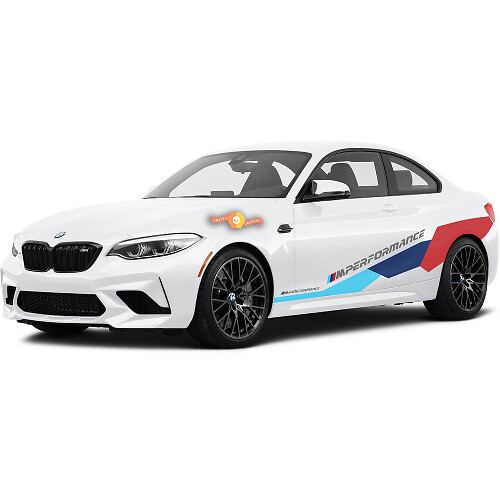 BMW M Power M Performance Enorme Kant Nieuwe vinyl stickers stickers voor M4 M2 M5 M3
