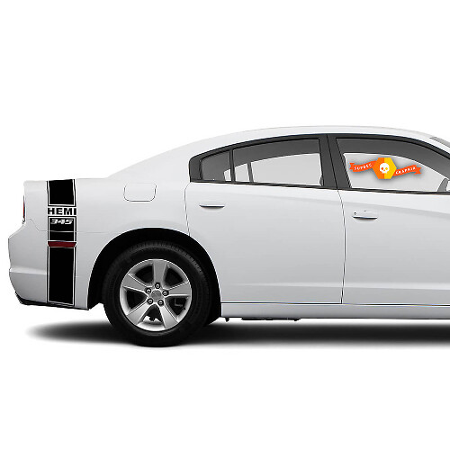 Kofferbakband Decal Sticker Compleet Graphics Kit 2 voor Dodge Charger