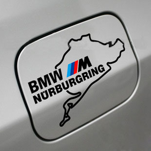 BMW M NURBURGRING M3 M5 M6 328 Brandstoftankdeur sticker embl
