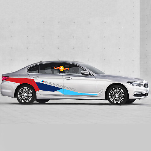BMW M Power M Performance Huge Side Nieuwe vinylstickers voor BMW 5-serie G30 M5 F90
