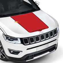 2017 2018 2019 2020 Jeep Compass Latitude TRAILHAWK Vinyl Hood Decal Sticker Grafische Streep Hoge kwaliteit Wrap Vinyl
 3
