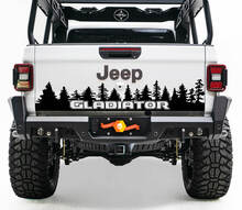 Bed achterklep Jeep Wrangler JL JLU jls jts Gladiator Rubicon pijnbomen Vinyl Sticker sticker voor 2018-2021
 3
