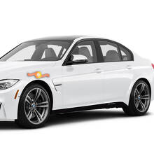 M Performance Stijl Zijkant Rok Strip Vinyl Decal Set voor BMW M3 F80_2