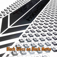 TRD 4x4 OFF ROAD Black Matte en Black Gloss Side Vinyl Stickers Sticker geschikt voor Tacoma 2013 - 2020 of Tundra 2013 - 2020
 3