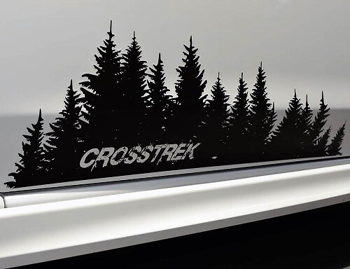 Forest Style zij vinylsticker voor Subaru Crosstrek