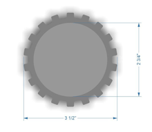 Militaire ster met Topo-lijnen Metalen aluminium badge Nachtkastje embleem Aluminium
 2