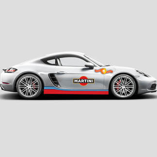 Porsche Cayman Boxster Martini Zijstrepen of elke Porsche Full Kit
