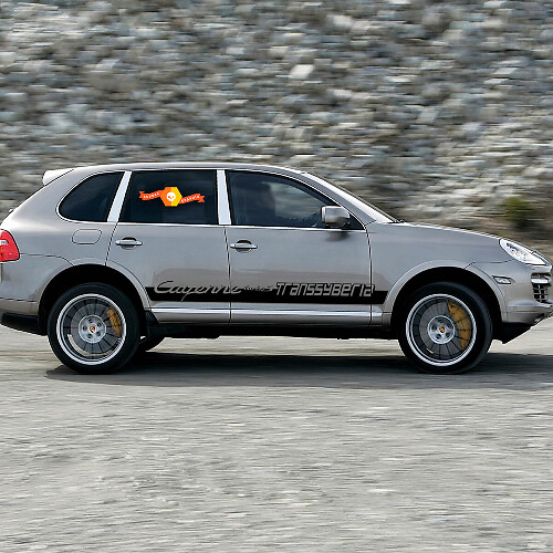 Turbo S Transsyberia Stijl Zij Stripe Vinyl Decal Kit voor Porsche Cayenne
