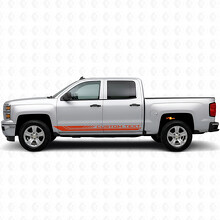 Aangepaste tekstframe Deur- en dorpelvinylstrepen voor Chevrolet Silverado 1500 K2XX 2014-2019_4