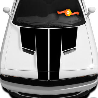 Dodge Challenger Hood T-sticker met inscriptiesticker Hood-graphics past op modellen 09 - 14
