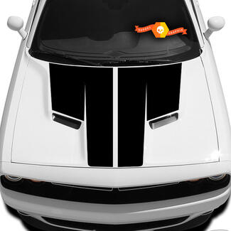 Dodge Challenger Hood T Decal Sticker graphics past op modellen 09 - 14
