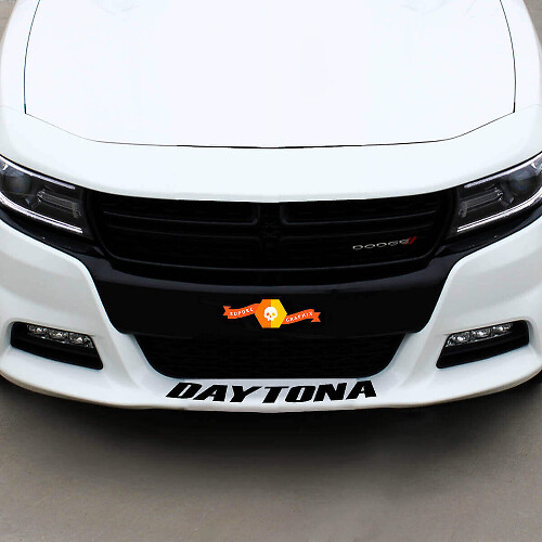 Retro Frontspoiler Decal voor Dodge Charger Daytona 2015-2016