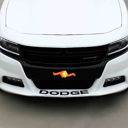 Voorbumper spoiler decal sticker graphics 3 voor Dodge