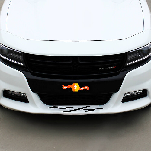 Voorspoiler Decal Sticker graphics 2 voor Dodge