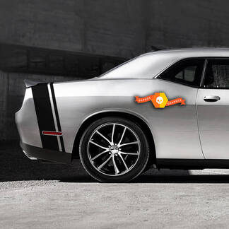 Dodge Challenger schuine staartband sticker Sticker graphics passen bij modellen

