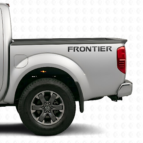 Frontier Lettering Zij Vinyl Decal Voor Nissan Frontier_1