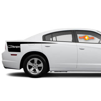 Dodge Charger Retro side Hatchet Stripe Decal Sticker graphics past op modellen 2011-2014
