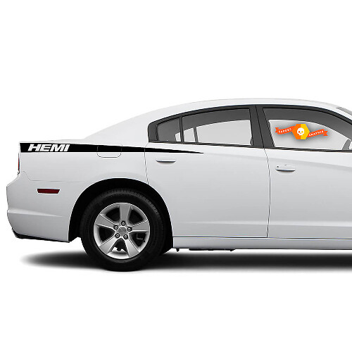 Decal Sticker 2-zijdige graphics voor Dodge Charger