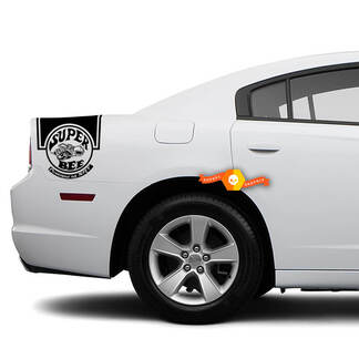 Dodge Charger Achterkant Band Decal Sticker Super Bee SRT graphics past op modellen 2011-2014
