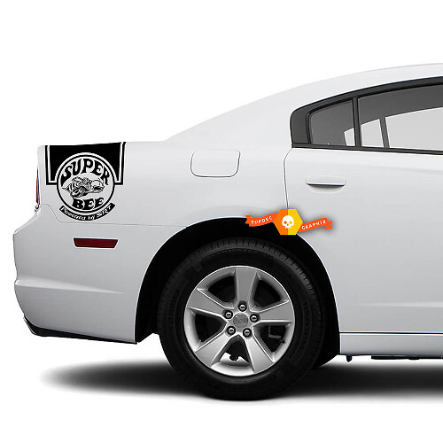 Super Bee Achterzijde Band Vinyl Decal Kit voor Dodge Charger 2011-2014