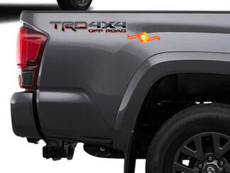 Paar TRD 4x4 Off Road Mountains Toyota Tacoma Tundra FJ Cruiser 4runner Elke kleur
