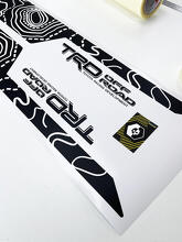 Topografische Kaart Vintage Stijl Achterzijde Vinyl Stickers Decal Voor Toyota Tacoma 2005–2020 3