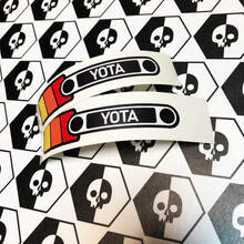 Paar TRD YOTA Vintage zonsondergang retro oude stijl vinyl stickers sticker geschikt voor Toyota FJ Cruiser
 2