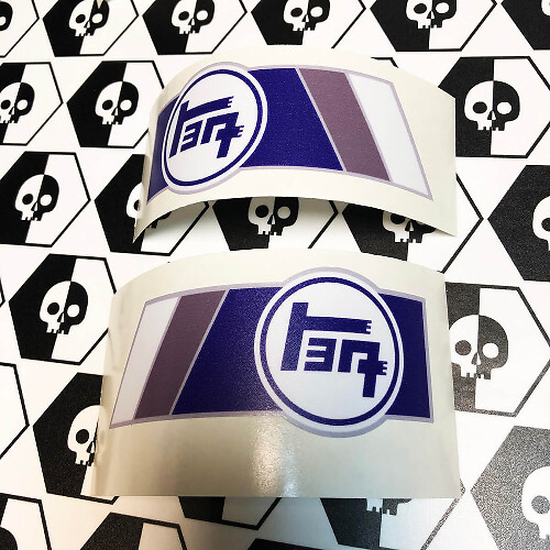 Paar TRD TEQ Vintage Retro Oude Stijl Vinyl Stickers Sticker geschikt voor Toyota 4Runner Tacoma FJ Cruiser
