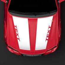Dubbele Custom Motorkapstrepen Vinyl Decal voor Chrysler 300C 2014_2