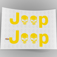 Jeep Skull Zij Vinyl Stickers Set voor Jeep Wrangler Rubicon_5