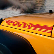 Custom motorkapstrepen vinylstickers voor Jeep Wrangler_2