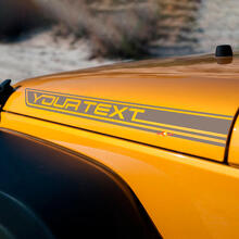 Custom motorkapstrepen vinylstickers voor Jeep Wrangler_3